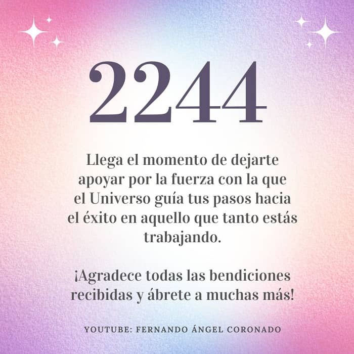 2244: El Impactante Significado Espiritual Que Debes Conocer