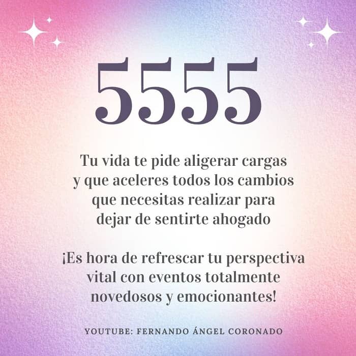 El Asombroso Significado Espiritual 5555: ¡Conéctate con tu Verdad Interior!