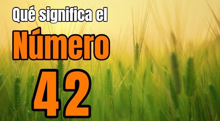 El enigmático significado espiritual del número 42 al descubierto