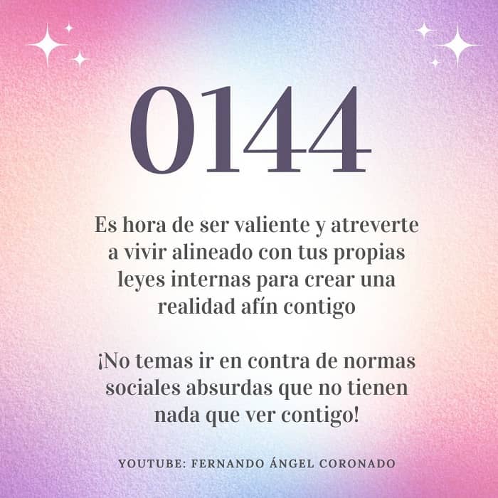 El misterioso significado espiritual del número 144 ¡te dejará asombrado!