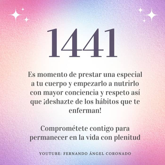 El misterioso significado espiritual del número 1441 que cambiará tu vida