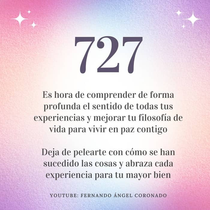 El misterioso significado espiritual del número 727 al descubierto