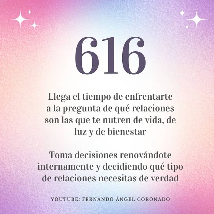 El misterioso significado espiritual detrás del número 616