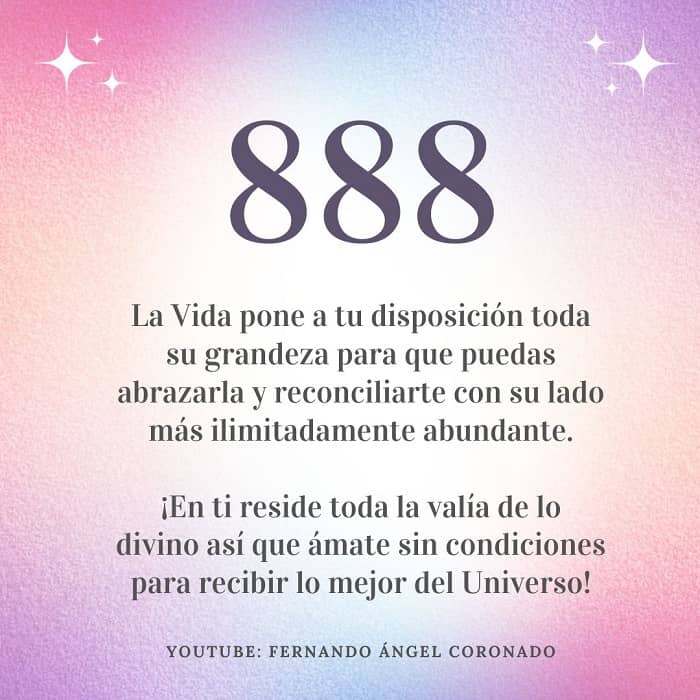 El Poderoso Significado Espiritual del Número 888