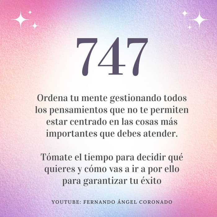 El profundo significado espiritual del número 747 que te dejará impactado