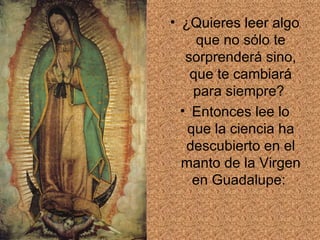 El sorprendente significado de soñar con la Virgen de Guadalupe