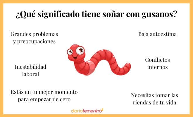 Sorprendente significado de soñar con gusanos